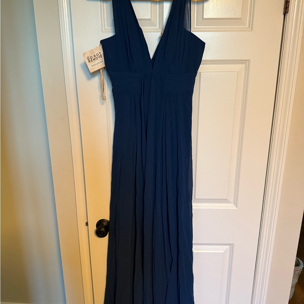 Fame and Partners Deep Blue Maxi Dress size 6